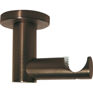 Supporto a soffitto per bastone per tende Mydeco, color bronzo, per aste da 2,5 cm. Montaggio a soffitto.