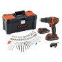 Trapano avvitatore a percussione Black+Decker 18 V con 2 batterie_2