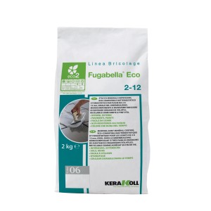 Fugabella Eco stucco per fughe, 2-12 mm, in sacco da 2 kg. Adatto per piastrelle e pietra naturale.