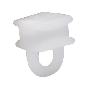 Cursore bianco per kit scorritenda, dettaglio.