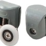 Rulli superiori doppi box doccia vetro 5 mm Idrostile ø23 mm grigio
