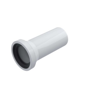Raccordo per tubi di scarico Manicotti HT bianco.