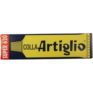 Tubo di colla Colla Artiglio Super 620, giallo/blu