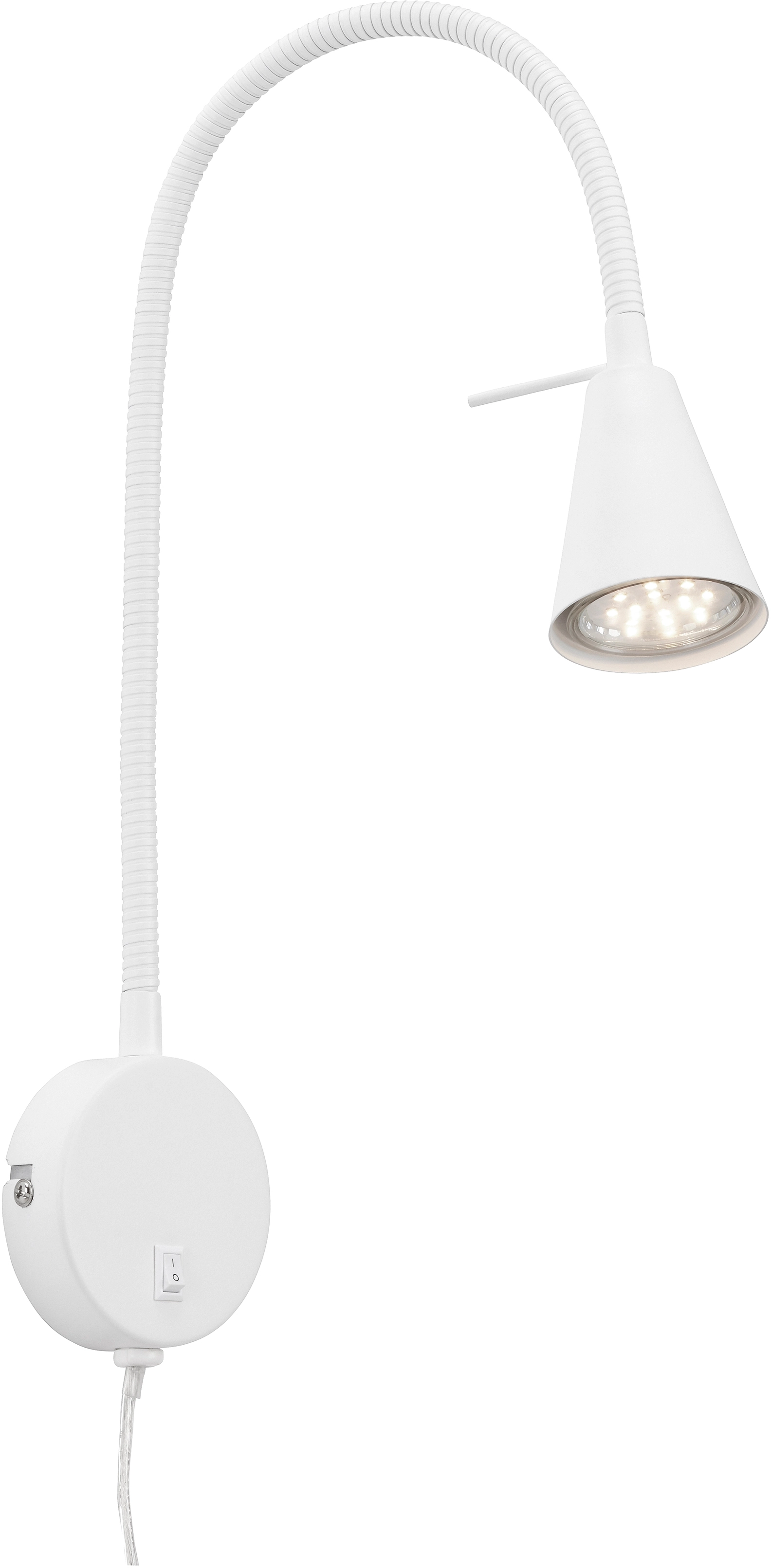 Lampada led Briloner Comfort Light da comodino 45 cm 400 lm bianca