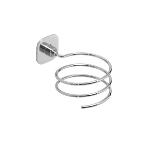 t.b.t. Supporto a parete cromato per accessori bagno.