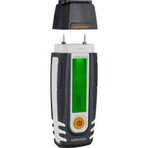 Misuratore di umidità Laserliner DampFinder Compact per legno e materiali edili.