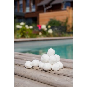 Summer Fun FilterBalls, palline filtranti bianche per sistemi di filtraggio piscina, 700g.