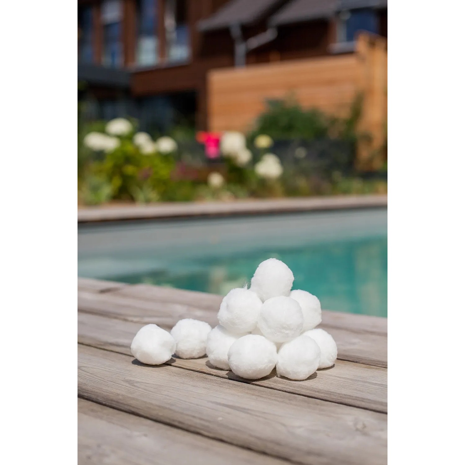 Summer Fun FilterBalls, palline filtranti bianche per sistemi di filtraggio piscina, 700g.