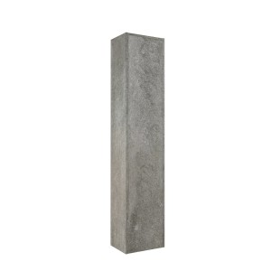 Elemento grigio alto per mobile bagno Arredo. Design semplice.