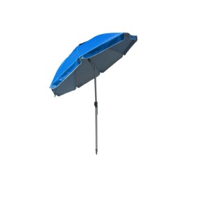 Ombrellone da spiaggia palo centrale con trivella Ø200 cm colori assortiti