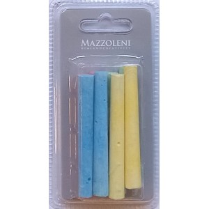 Gessetti Mazzoleni, blu e giallo, per bacheche.