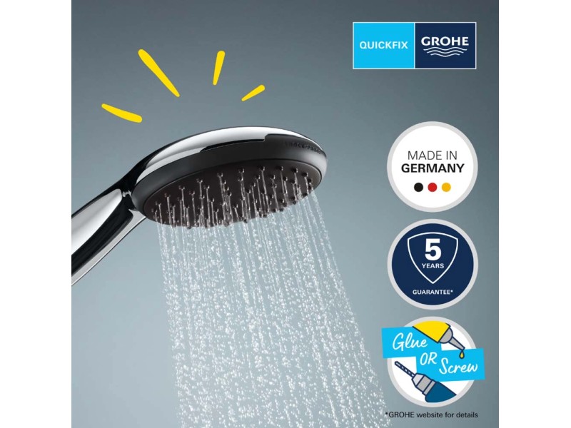Manopola Doccia Grohe Vitalio Start 110 - Con Tecnologia Risparmio Idrico, Codice 27940001 - Foto 11