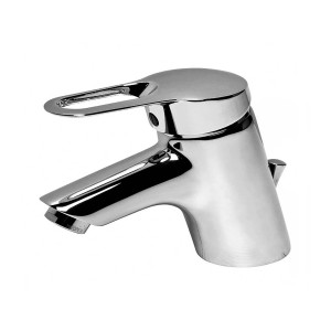 Rubinetto t.b.t. cromato lucido per lavabo o bidet.