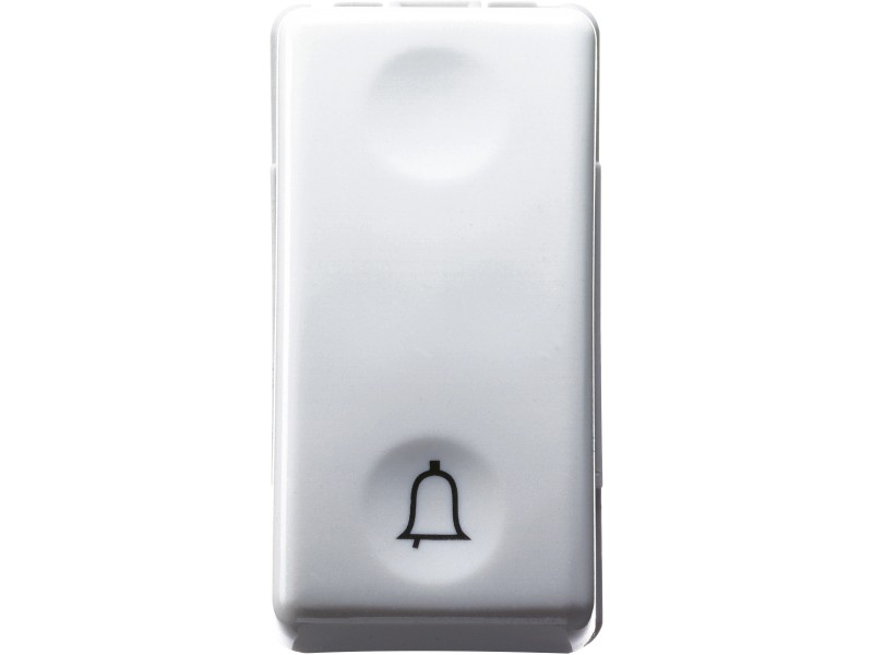 Pulsante Campanello Heidemann Bianco - 24V/1A Per Impianti Civili - Foto 2