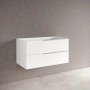 Mobile bagno t.b.t. bianco con due cassetti per il bagno.