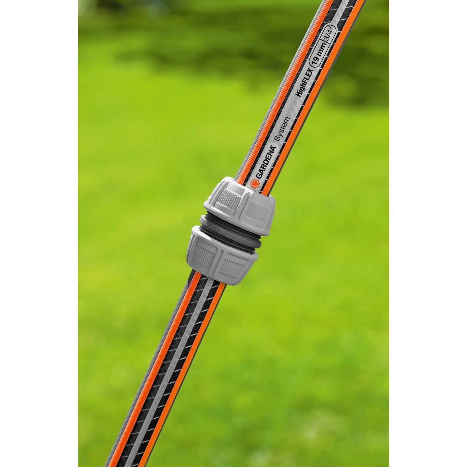 Gardena Raccordo riparatore 19 mm (3/4) per riparare tubi da giardino.