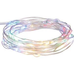 t.b.t. Catena luminosa per interni con luci LED colorate.