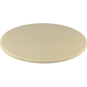 Pietra refrattaria rotonda per barbecue, accessorio.