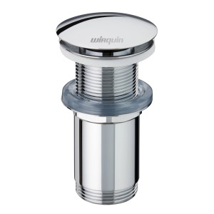 Sifone per doccia cromato di Wirquin.