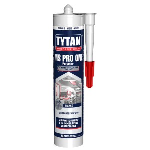 Sigillante bianco Tytan MS Pro One per bagno e cucina.