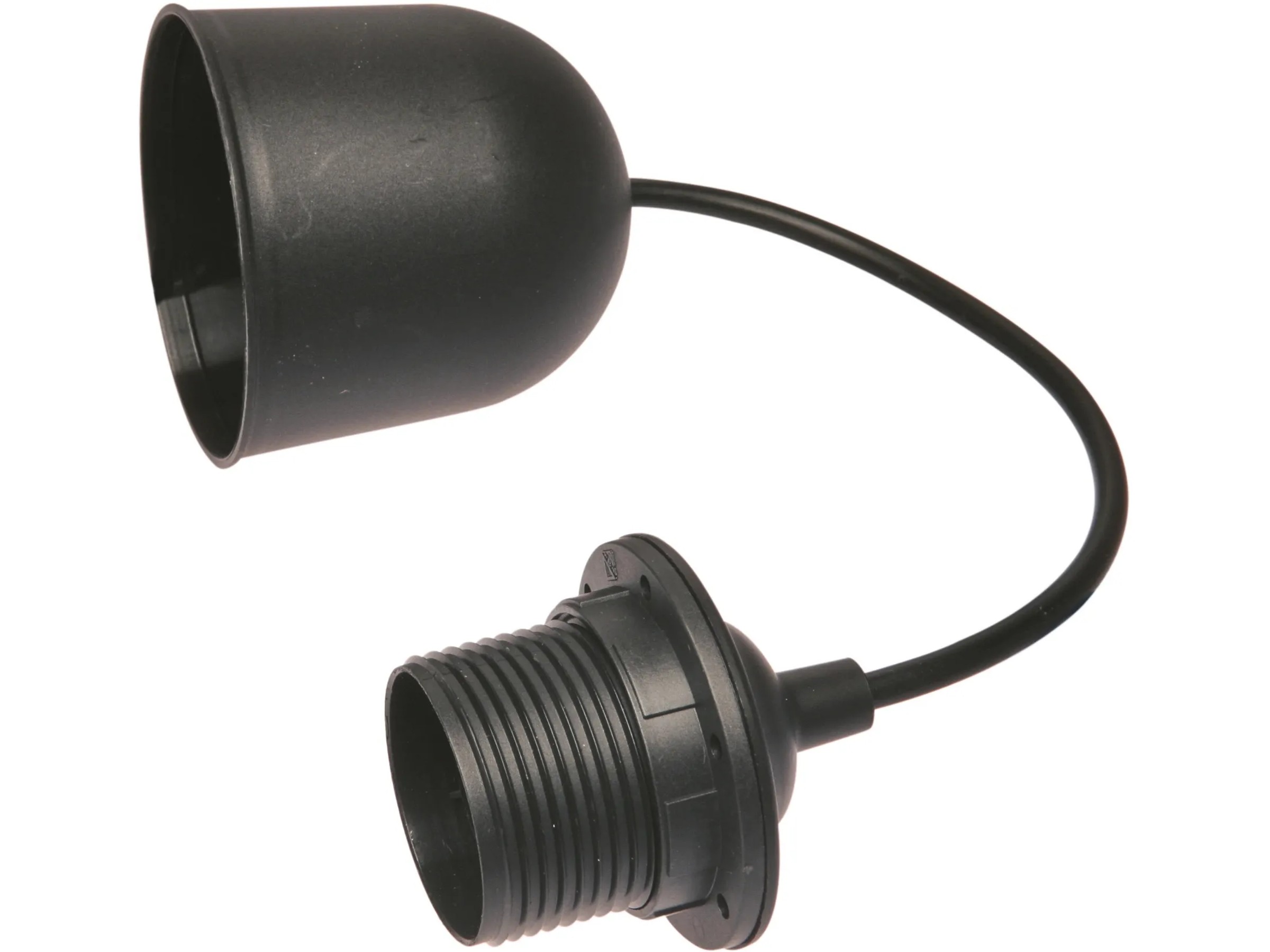 PATIKIL Illuminazione Cavo Manopole Connettore, Carbonio Acciaio Cavo Luce Ghiandole con Filettato Tubo,10pz per Cablaggio Sospeso Luce Soffitto Pendente Lampada,Trasparente