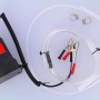 Pompa aspirazione olio per auto: pompa elettrica con tubo, morsetti e accessori.