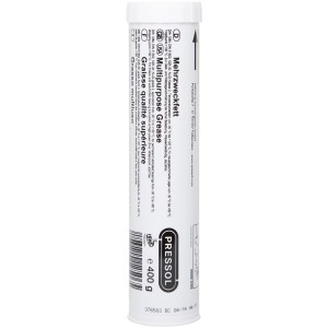 Grasso multiuso Pressol, tubo da 400g. Lubrificante per officina e industria.
