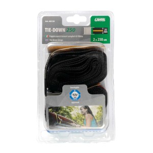 Set di cinghie t.b.t. per trasporto, 2 pezzi, 250cm.