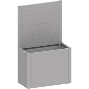 Biohort Belvedere paravento per aiuola rialzata, argento-metallizzato, accessorio per aiuole rialzate.