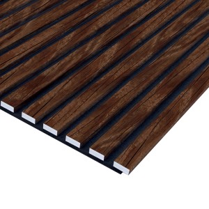 Pannello fonoassorbente decorativo PVC rovere rustico 240x57,25x1,9 cm