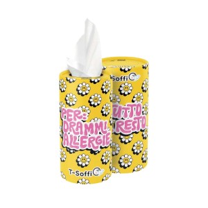 Fazzoletti tubo T-Soffio Per Drammi Allergie e Tutto il Resto 3 veli 40 pz