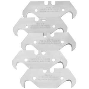 Lame per taglierino per moquette LUX Comfort, 5 pezzi, spessore 0,5 mm, ideali per tagliare la moquette.