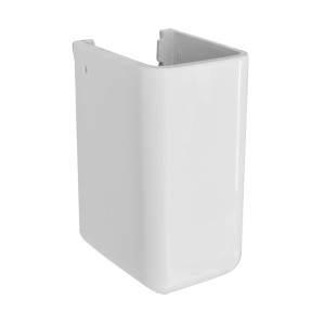 Colonna bianca t.b.t. per lavabo bagno.