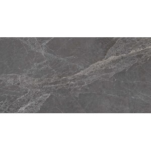 Piastrella in gres porcellanato Merano Gris smaltato lucido 60x120 cm 1,44 m²
