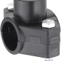 Collare di presa nero per irrigazione interrata.
