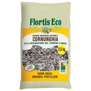 Sacco di Cornunghia, farina di corno, fertilizzante organico 2.5kg per il miglioramento del suolo.