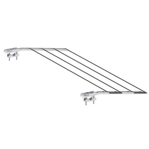 Stendibiancheria t.b.t. da parete con tre fili per stendere.