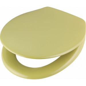 Sedile WC baliv Belida verde in duroplast con design senza tempo.