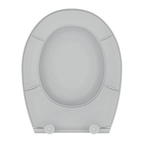 Sedile WC grigio t.b.t. per WC standard.