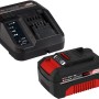 Einhell Power X-Change Starter Kit 18V 4Ah con batteria e caricabatterie.