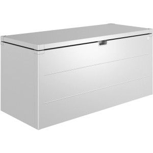 Biohort Stylebox 170 in argento metallizzato: box universale per giardino, terrazza e balcone.