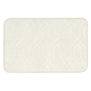 Tappeto da bagno Camiers 40x60 cm bianco