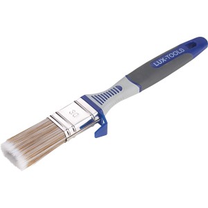 Pennello piatto LUX per verniciatura 30 mm con serbatoio, pennello per verniciatura con manico ergonomico.