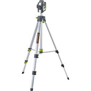 Laserliner 3D Laser Set CompactPlane-Laser 3G con treppiede per un allineamento preciso.