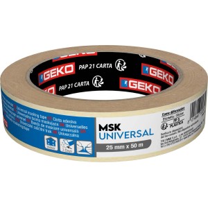 Rotolo di nastro adesivo t.b.t., nastro mascheratura universale, 25mm x 50m.