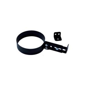 Collare nero con staffa per tubi da fumo della categoria Fumisteria e accessori.