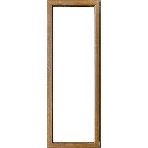 Telaio finestra in PVC effetto legno per OBI. Finestre per nuove costruzioni e ristrutturazioni.