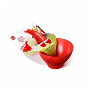 Imbuto rosso con ciotola per la raccolta, Quattro Stagioni.