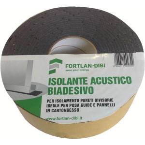 Rotolo di nastro isolante acustico t.b.t., autoadesivo, per insonorizzazione e isolamento.