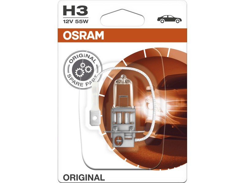 Lampadina auto Osram proiettori H3 12 V